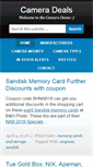 Mobile Screenshot of cameradeals.1001noisycameras.com