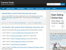 Tablet Screenshot of cameradeals.1001noisycameras.com