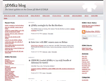 Tablet Screenshot of 5dmk2blog.1001noisycameras.com
